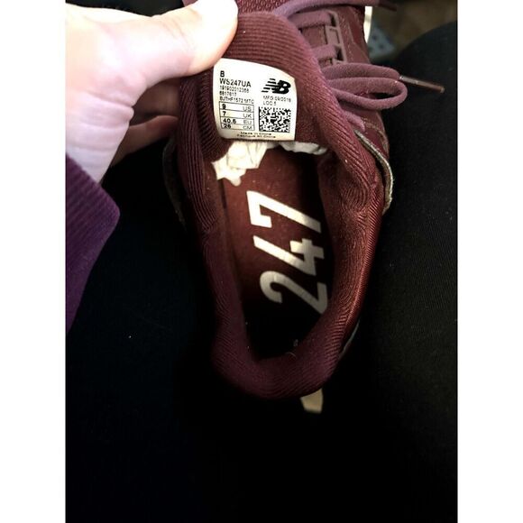 New Balance 247 RevLite Women Burgundy Classic Lace Up Running WS247UA Shoe Sz 9 - Picture 8 of 8